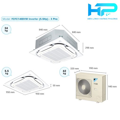 Daikin FCFC140DVM 3