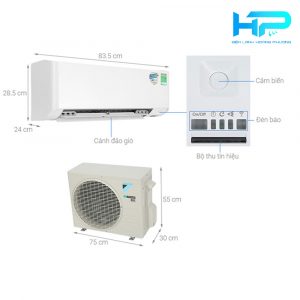 Máy lạnh Daikin FTKY25WMVMV Inverter 1 HP - 9.200 BTU 4 Daikin FTKY25WMVMV 3