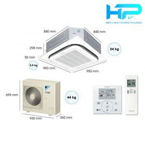 Máy lạnh âm trần Daikin FCFC60DVM/RZFC60DVM (2.5Hp) Inverter 2 may lanh am tran daikin FCFC60DVM RZFC60DVM