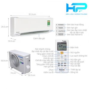 Máy lạnh treo tường Panasonic CU/CS-XU9UKH-8 Inverter 1HP 3 panasonic CU CS XU9UKH 8 3