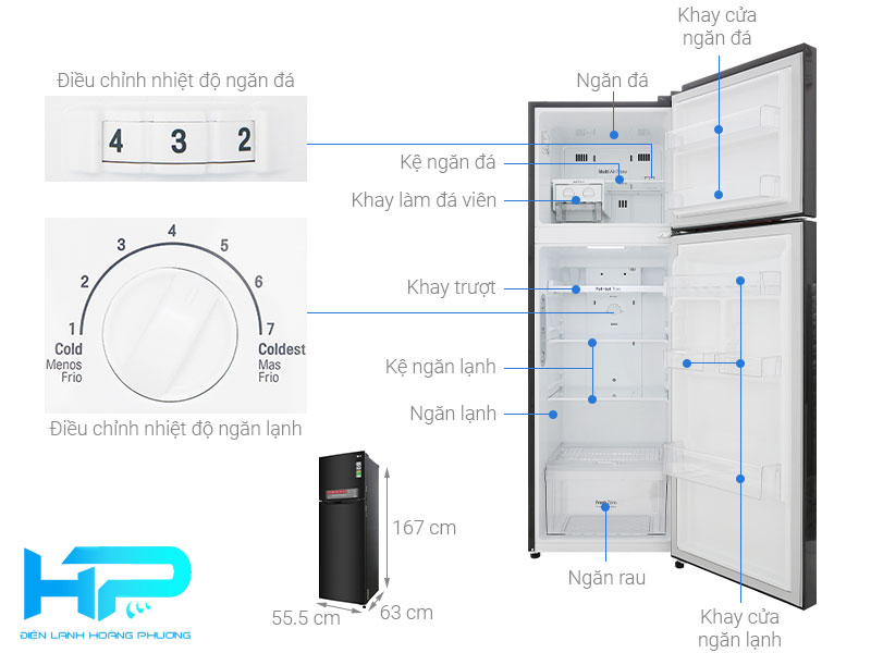 thong so ky thuat tu lanh lg GN M255BL