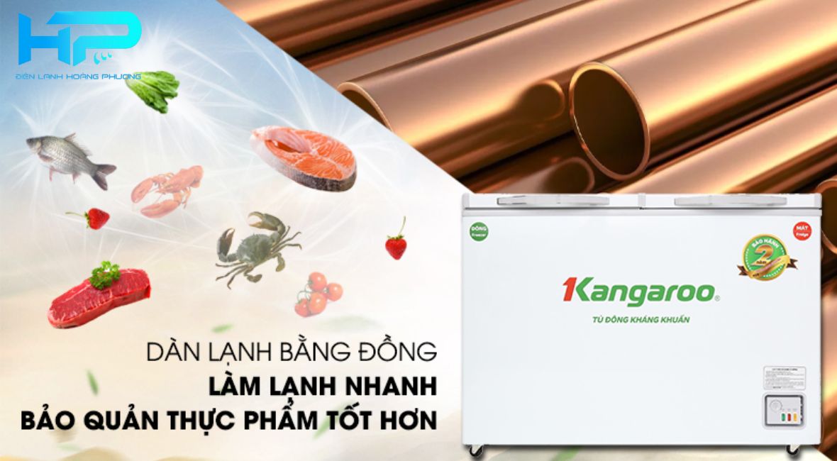 Làm lạnh nhanh với dàn lạnh bằng đồng nguyên chất