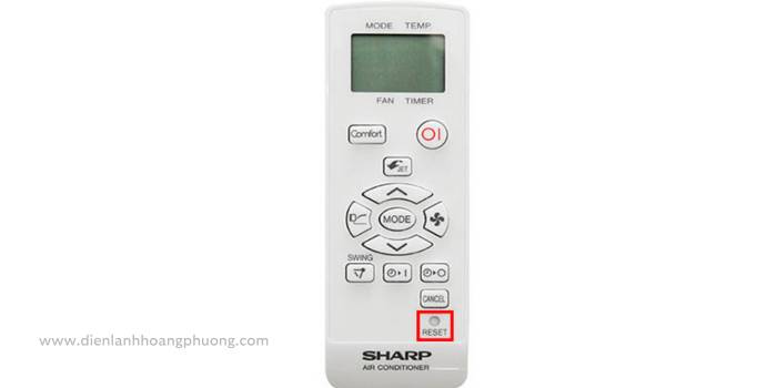 cach reset may lanh sharp 3